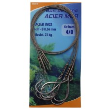 Bas De Ligne Flashmer Acier Mer