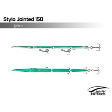 Leurre Coulant Jack Fin Stylo Jointed 150mm-green