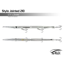 Leurre Coulant Jack Fin Stylo Jointed 210mm_UV-Chrome