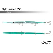 Leurre Coulant Jack Fin Stylo Jointed 255mm_Green