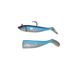 Leurre Souple ERM S-Bull Seabass 95mm 38g-Turquoise