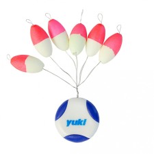 Perles Flottantes Ovales Avec Stoppeur Yuki-Pink-Glow