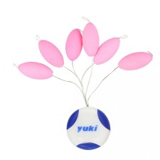 Perles Flottantes Ovales Avec Stoppeur Yuki-pink