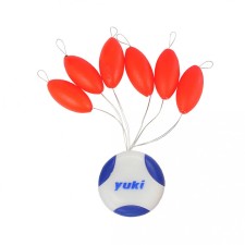 Perles Flottantes Ovales Avec Stoppeur Yuki-Red-Smelly-Glow