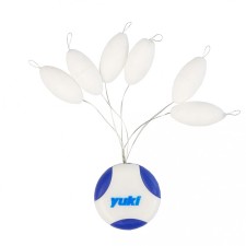 Perles Flottantes Ovales Avec Stoppeur Yuki-WHITE