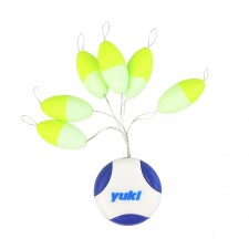 Perles Flottantes Ovales Avec Stoppeur Yuki-Yellow-Glow