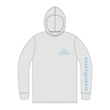 Sweat Sakura Uv Long Sleeves Hoodie Grey