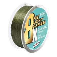 Tresse Asso Light Games 8x Pe Green 150m