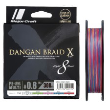 Tresse Major Craft Dangan Braid X Multicolor 600m