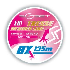 Tresse Sunset 8X Rs Eging Fluo Rose