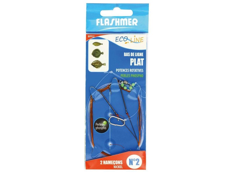 Bas De Ligne Flashmer 2 Hameçons