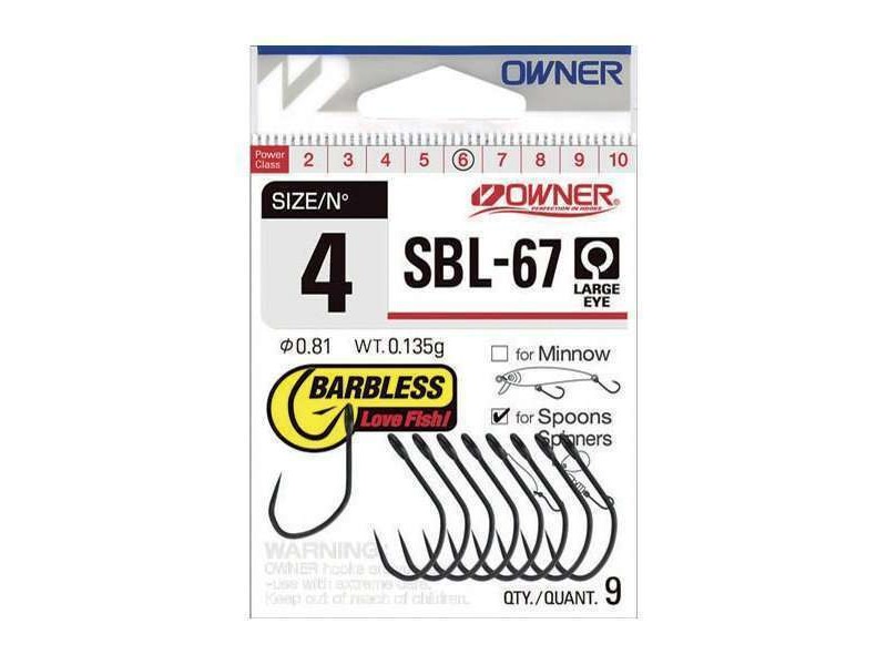 Hameçon Simple Owner Spécial Cuiller SBL-67
