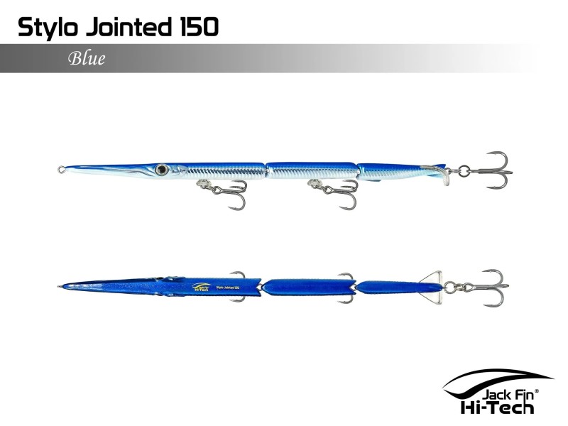 Leurre Coulant Jack Fin Stylo Jointed 150mm_Blue