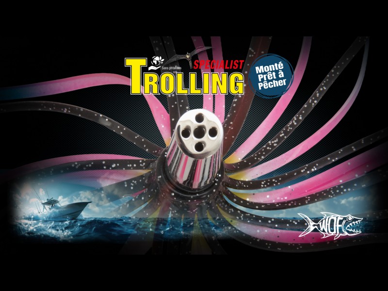 Leurre Trolling Specialist Slant Jet Head 140mm