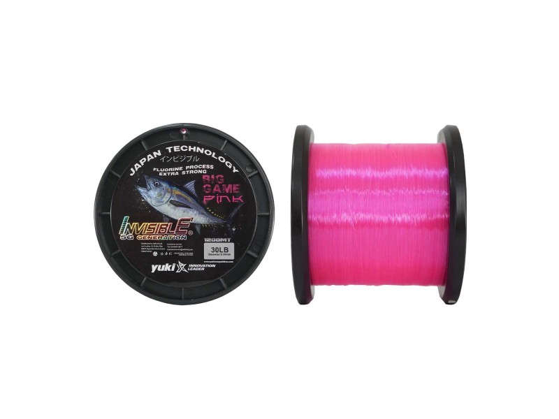 Nylon Yuki Invisble Big Game Pink 600m