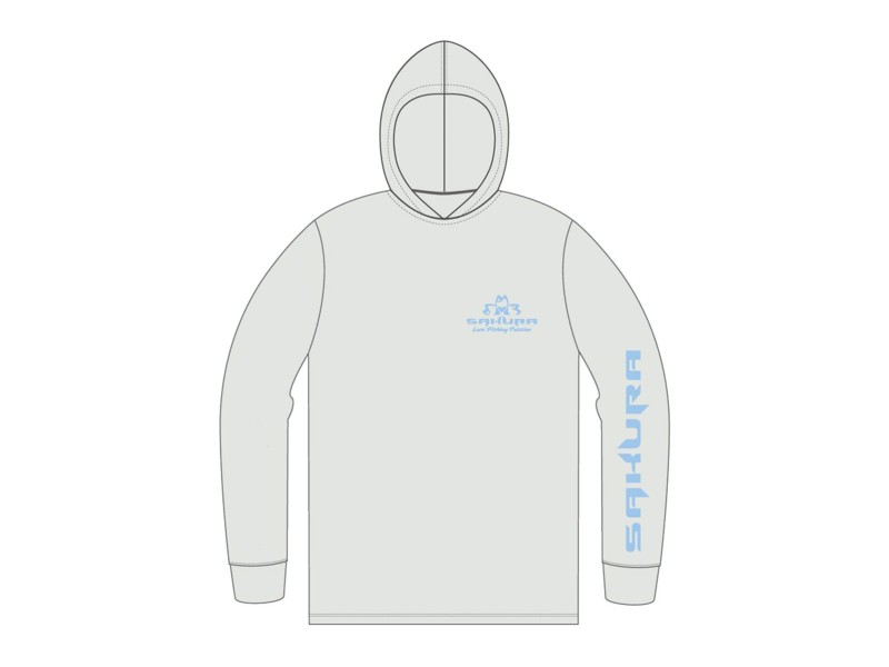 Sweat Sakura Uv Long Sleeves Hoodie Grey