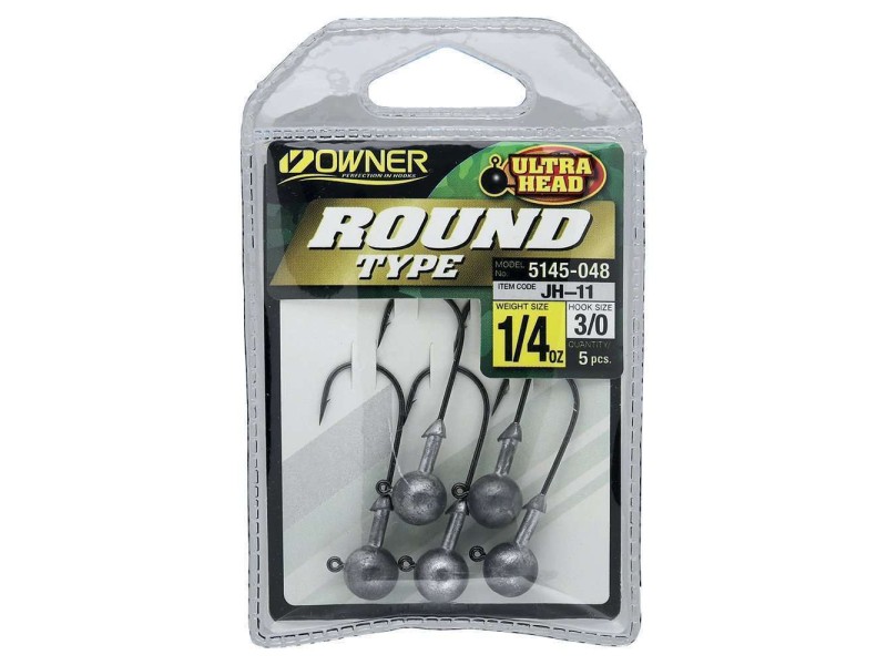Tete Plombée Owner 5145 Round Jig Head