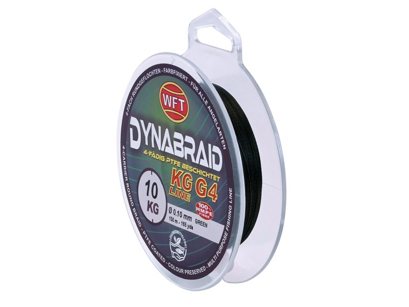 Tresse WFT Dynabraid G4 Green 150m