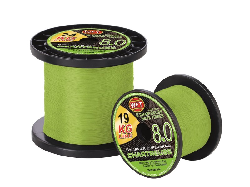 Tresse WFT KG 8.0 Chartreuse 150m
