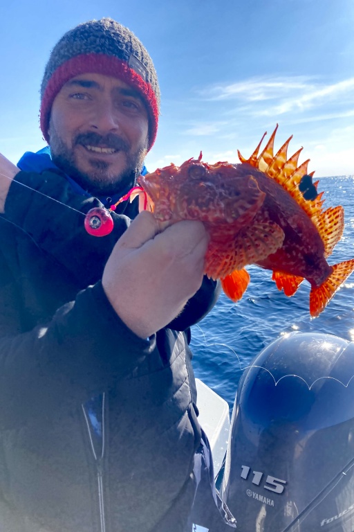Chapon pris par Jérôme Carlier avec une tête Omega X-Paragon dotée d’un assist hook Slider Tenya