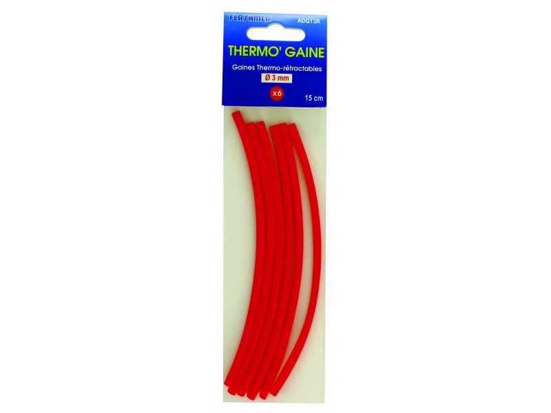 La gaine thermorétractable évite l’accrochage des herbes et sa couleur rouge apporte un effet teaser