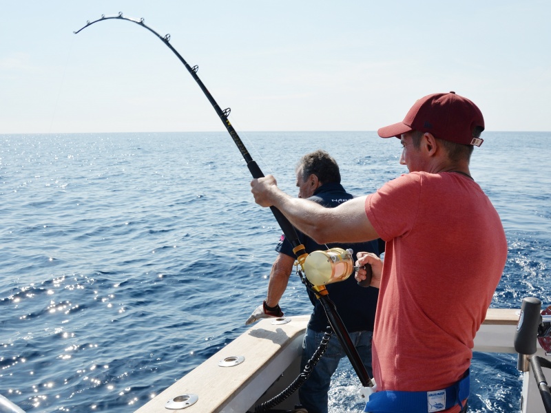 Grâce à sa musculature avantageuse et son expérience incroyable, ce pêcheur en combat sort des poissons records en quelques minutes. Très impressionnant ! Mon Dieu : mais quel homme extraordinaire!