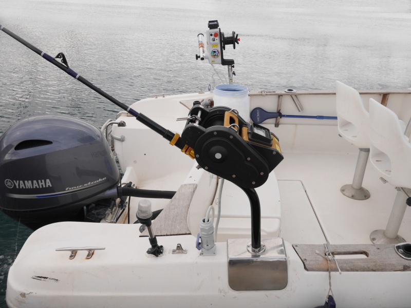 Fabien dispose sur son bateau de l'excellent matériel Kristal Fishing pour les pêches profondes
