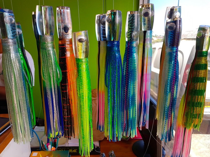 Le magasin Top Fishing à Faa'a, une belle collection de jets siffleur