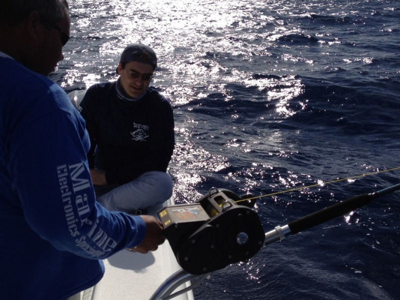moulinet Electrique en pêche kristal fishing