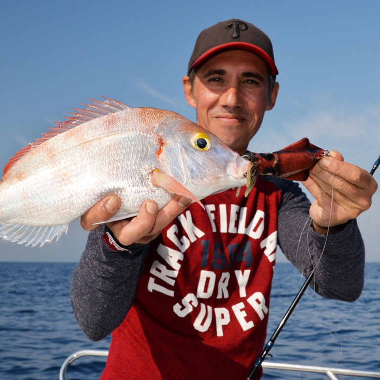 Les leurres calamars Top Fishing sont très efficaces !