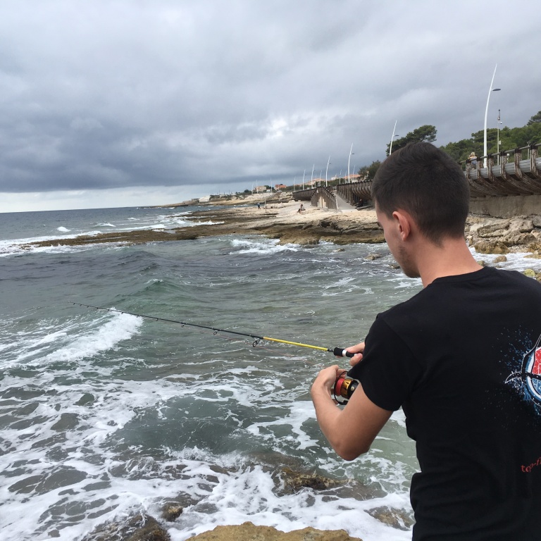 Lucas, avec la canne Top Sea Light Game No Limit