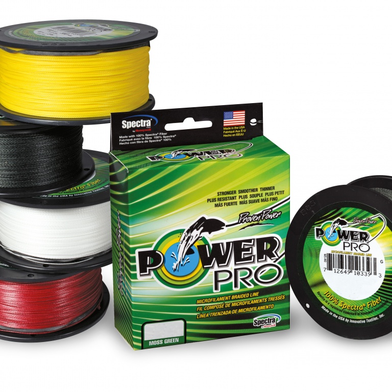 Palette de couleurs de la tresse PowerPro 4 brins