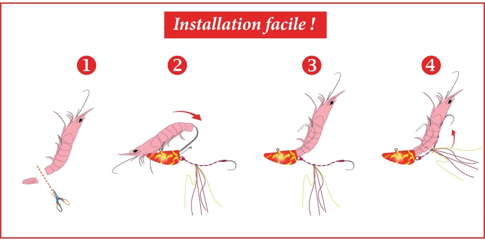 Comment escher une crevette sur un Explorer Shallow Explorer Tackle 