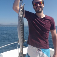 44-traine-lente-au-downrigger-.jpg La traîne lente au downrigger permet de toucher du barracuda en pleine journée !